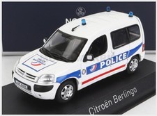 NOREV 155724 CITROEN - BERLINGO POLICE NATIONALE BRIGADE FLUVIALE 2004 - WHITE -