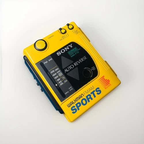 VTG Sony Walkman Sports [WM-F73] - Serviced, Cleaned & Fully Working Bundle