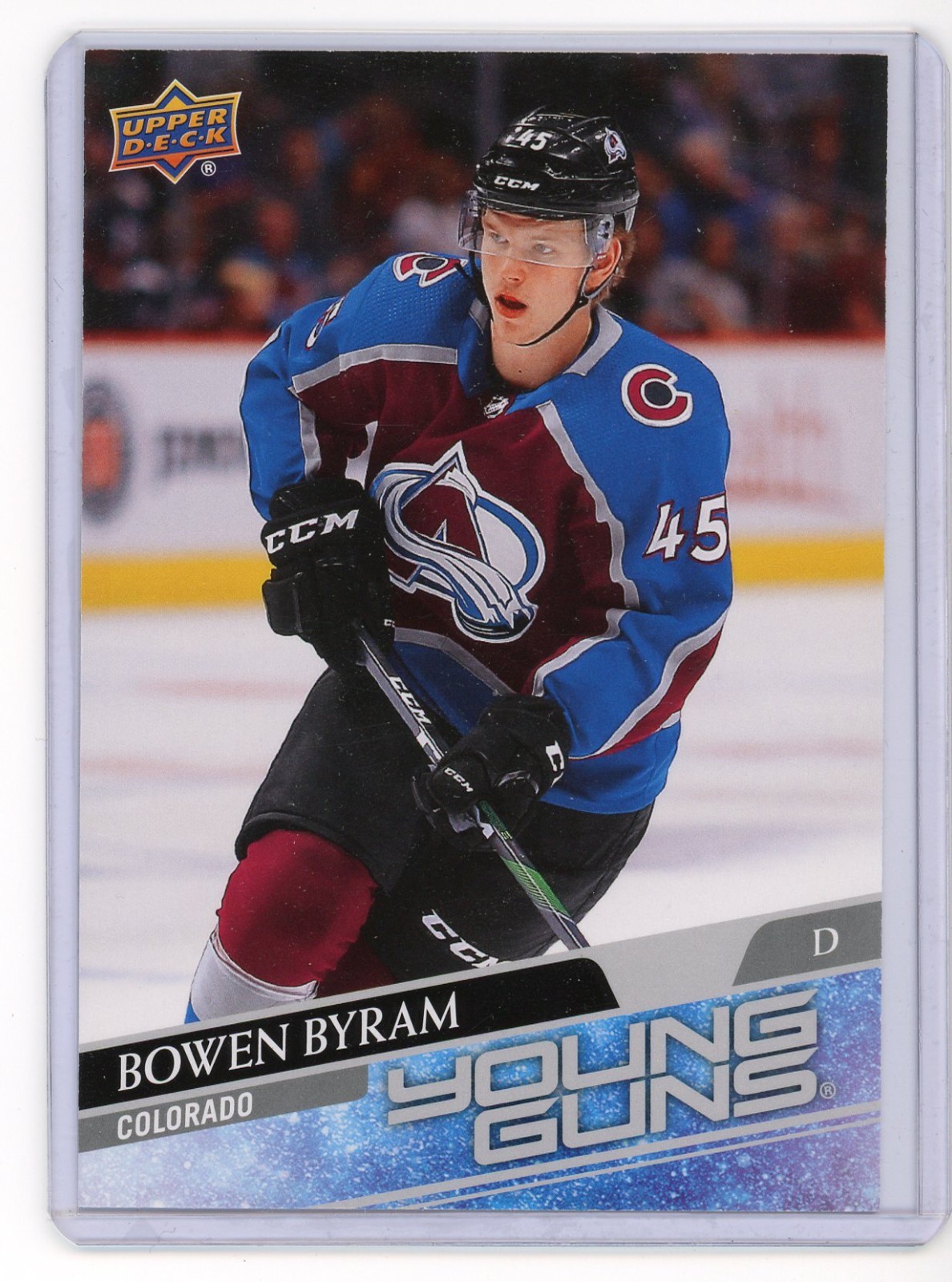 2020-21 Bowen Byram Upper Deck Jumbo Oversized Young Guns Rookie #205 RC