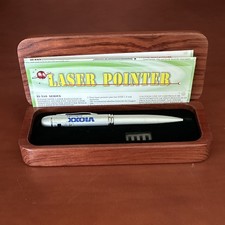 VIOLXX TI-310 Series Red Laser Pointer Pen 5mW 650nm Class 3A Wood Case