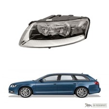 Scheinwerfer links H15/H7 Halogen mit Motor passt für Audi A6 C6 4F bj 08-11