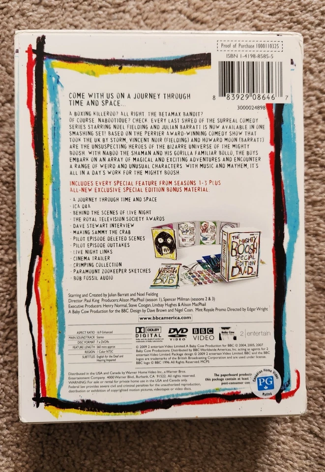 The Mighty Boosh Special Edition DVD: 7 Discs - Complete - Great Shape - Image 2 of 3