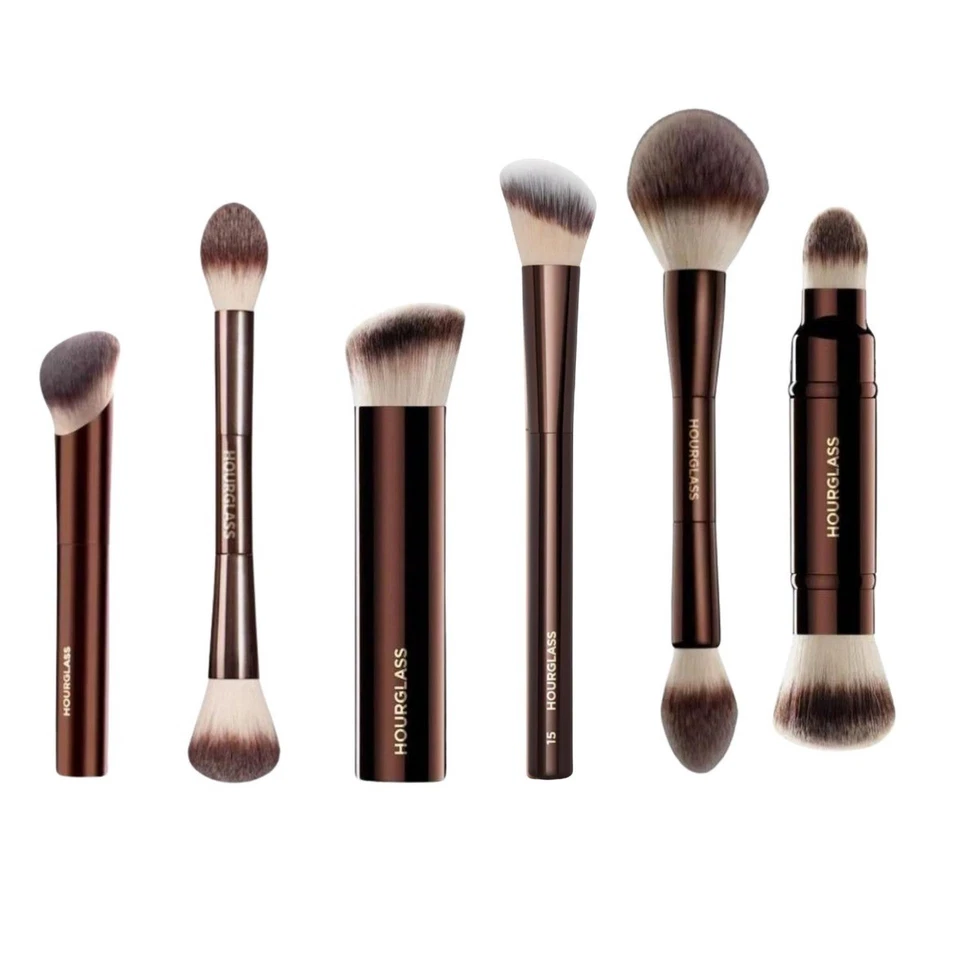 Hourglass Vegan Makeup Brush Set 6pcs | Cruelty-Free Beauty Tools