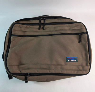 Vintage LL BEAN Convertible Backpack Duffle Bag Gray Hiking Camping Travel