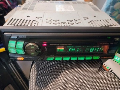 Old School Alpine Cde-7872 Receiver