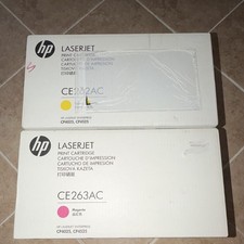 HP Genuine Laser Toner CE262AC/CE263AC Yellow Magenta for CP4025 CP4525