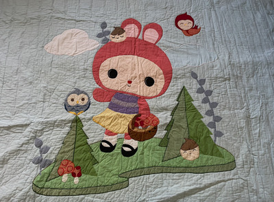 THE LAND OF NOD Full Queen STORYTELLING Quilt