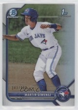 2022 Bowman Chrome Prospects Refractor 343/499 Martin Gimenez #BCP-97 6f8