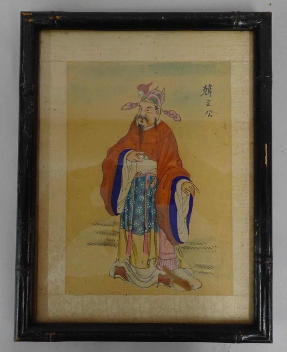 丝绸和织物古董中国画作、画卷| eBay