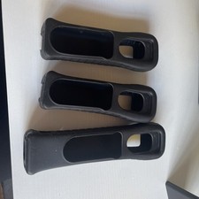 3x Black Wii Console Covers Only. 2 Wii and 1 Wii Motion + 