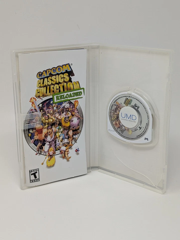 Capcom Classics Collection Reloaded (Sony PSP) - Complete CIB - Image 3 of 4