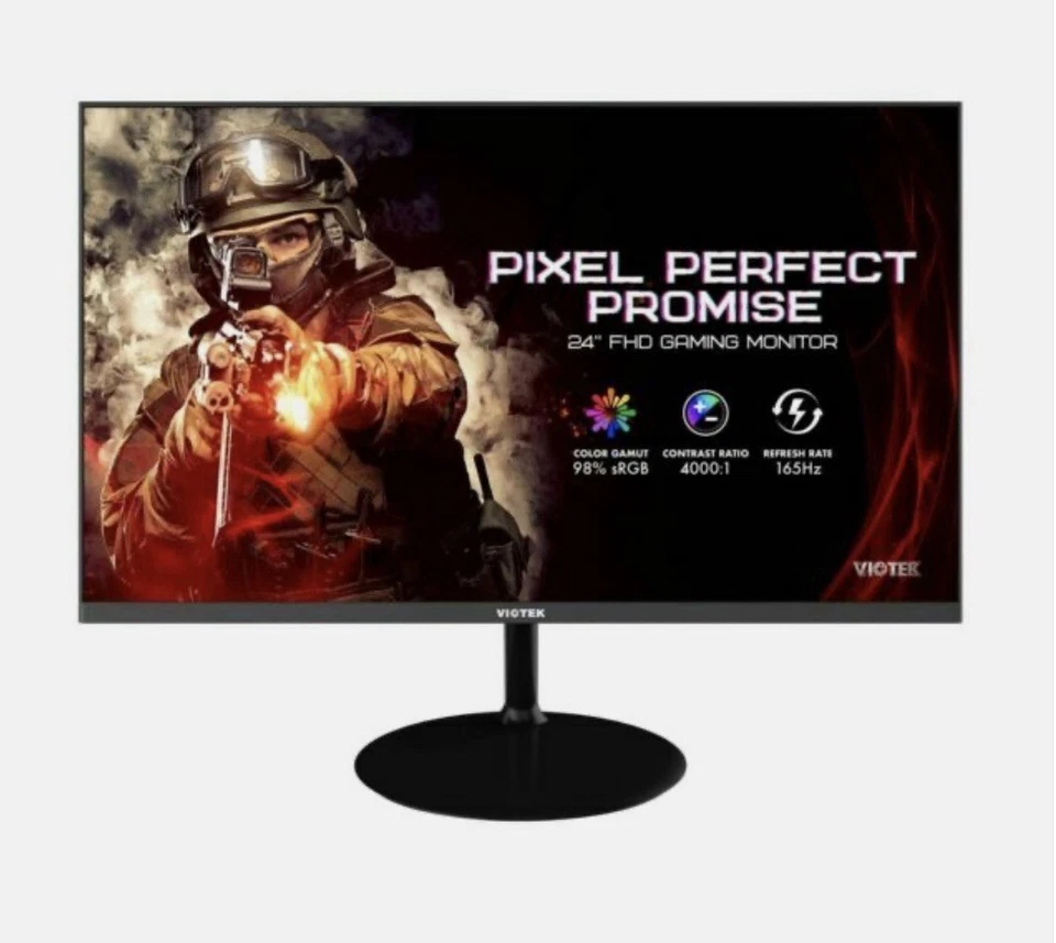 Viotek GFV24CB 24Inch Widescreen VA LCD Monitor - Image 2 of 3