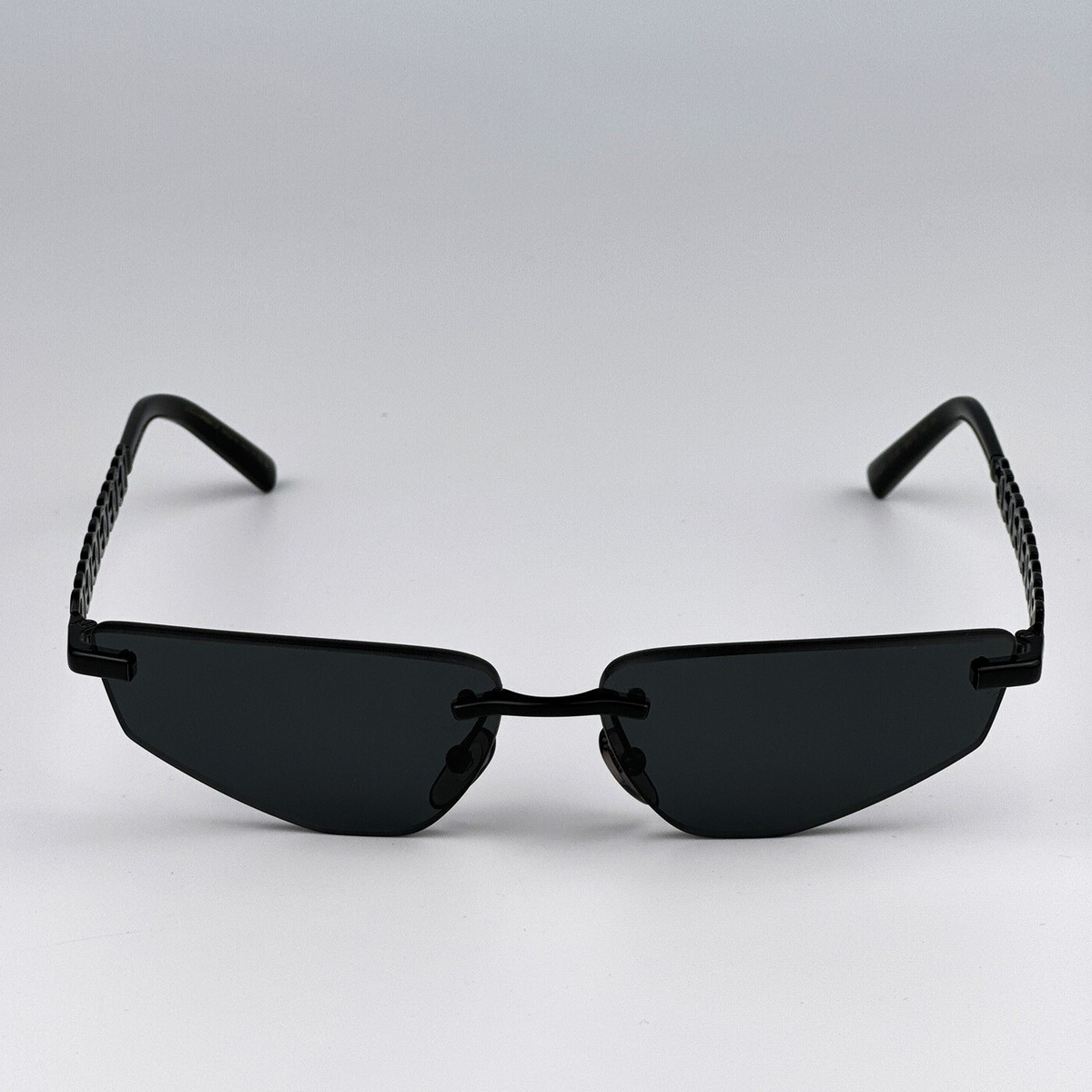 D&G Women Sunglasses Black Grey Rimless Rectangle DG2301  display picture 3