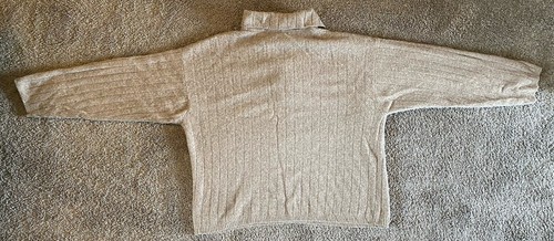 Structure Men’s Size L Henley Sweater Lambswool Rabbit Hair Collared - Picture 12 of 17