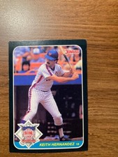 1987 Donruss All-Stars Keith Hernandez  #11 Oversized Jumbo Mets