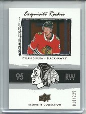  2018-19 EXQUISITE HOCKEY DYLAN SIKURA - 2003 RETRO ROOKIES RC 10/225 BLACKHAWKS