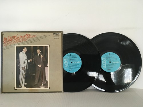 Tommy Dorsey Orchestra w/ Frank Sinatra - I Getting Sentimental Over You - 2 LPs - Picture 1 of 3