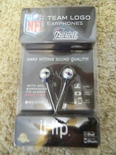 NFL Team Logo In Ear Earphones - Patriots Logo iHip  NWT 