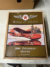 WINGS Of TEXACO 1940 GRUMMAN GOOSE 4th In The Series Die Cast Metal Coin Bank