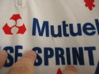 Maillot Cycliste Vintage Vestisport Toulouse Sprint - Fleur De Lys, Années 80