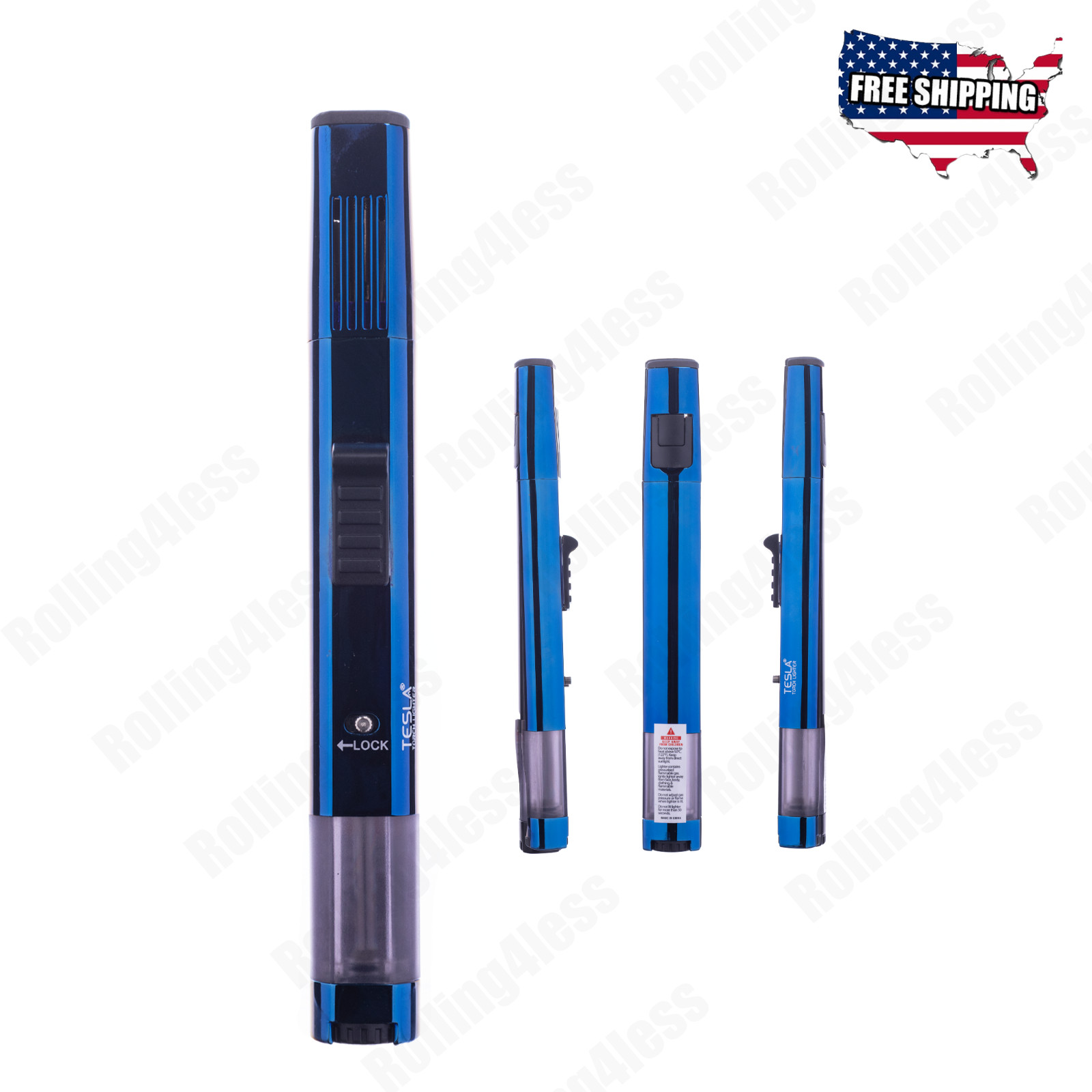 ❤️🇺🇸Tesla Torch Single Flame Slim Turbo Pen Torch Lighter