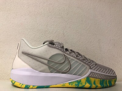 Nike By You Sabrina 1 Oregon Ducks Gray Green Yellow FJ4036-900 Size 11.5W / 10M