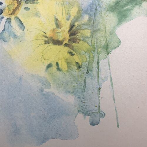 20x26 Pastel STILL LIFE FLOWERS WATERCOLOR PAINTING ART NARDI Signed & Numbered - Picture 4 of 12