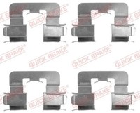 Quick Brake 109-1741 ZubehöRsatz, Scheibenbremsbelag FüR Toyota