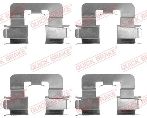 Quick Brake 109-1741 ZubehöRsatz, Scheibenbremsbelag FüR Toyota-image