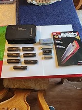 Hohner Harmonica Set of 7 Plus 2 Others And Book Read Description Of What Is Inc