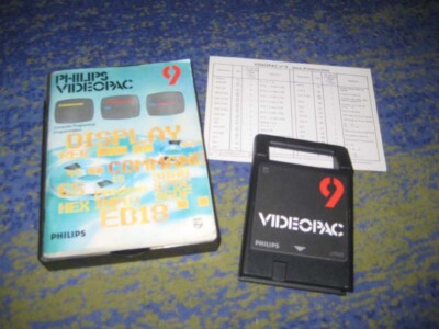 Philips VideoPac Philips G7000 - G7200 - G7400 in OVP 9  COMPUTER PROGRAMMIERUNG