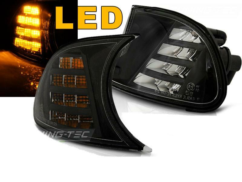 Clignotants LED Noir E46 Anti Erreur ODB pour BMW 318ci 320ci 323ci 325ci 330ci 1999-2001