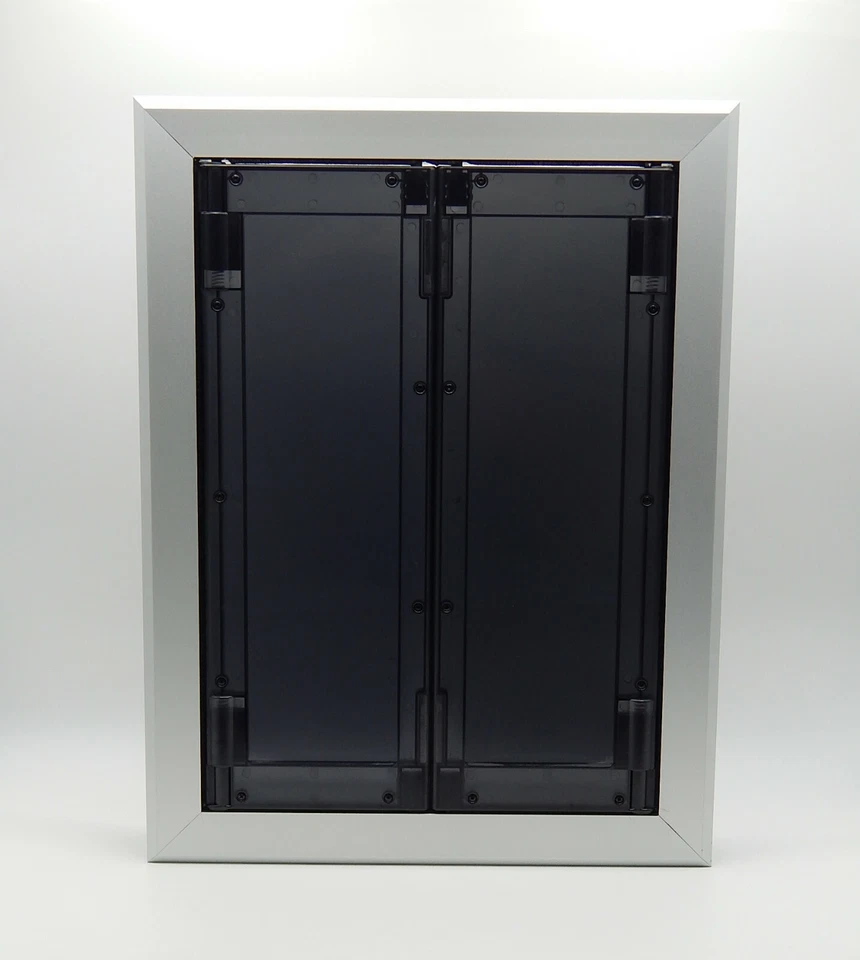 Porta de cachorro estilo salão giratória estrutura de alumínio - Imagem 2 de 4