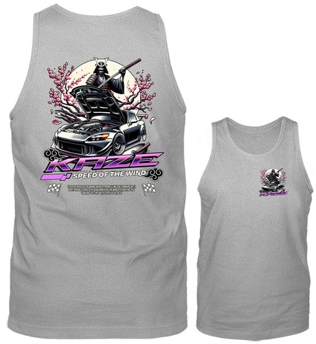 Camiseta sin mangas para coche deportivo JDM personalizada afinada Samurai Car importada - Imagen 4 de 8