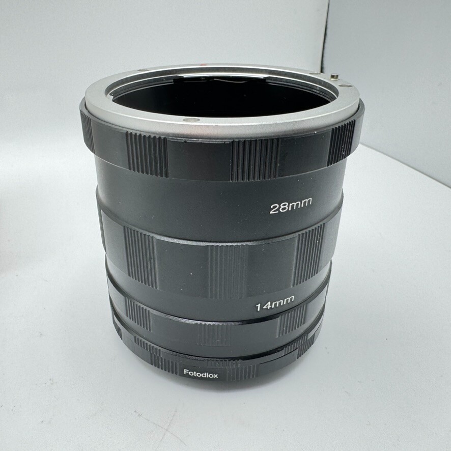 Fotodiox Macro Extension Tube Set Compatible with Canon EOS Mount