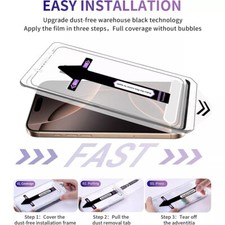 4pcs Tempered Glass Privacy / Clear Screen Protector for Samsung Galaxy S25 S24