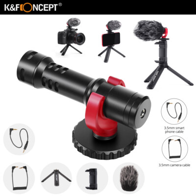 K&F Concept Shotgun Mic VideoMic Camera Mirrorless Microphone DSLR YouTube ZCam