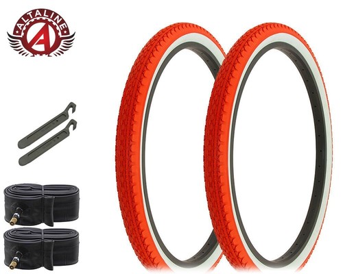 AltaLine Bicycle Wire Bead Cruiser TIRES 26 x 2.125 HEAVY DUTY Diamond 6pc SET. - Picture 23 of 27