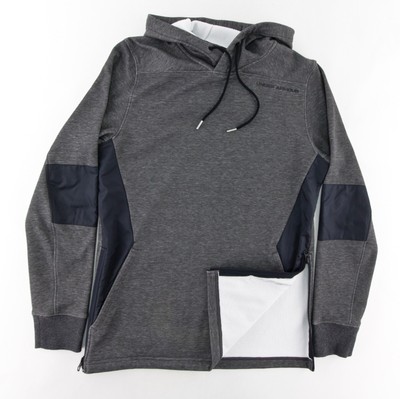 Under Armour Mens Large Slim Fit Fleece Lined Hoodie Sweatshirt Gray Vented Zip | eBay