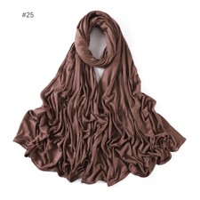 Muslim Women Long Scarves Stole Headscarf Hijab Headwrap Shawl Turban Soft Scarf