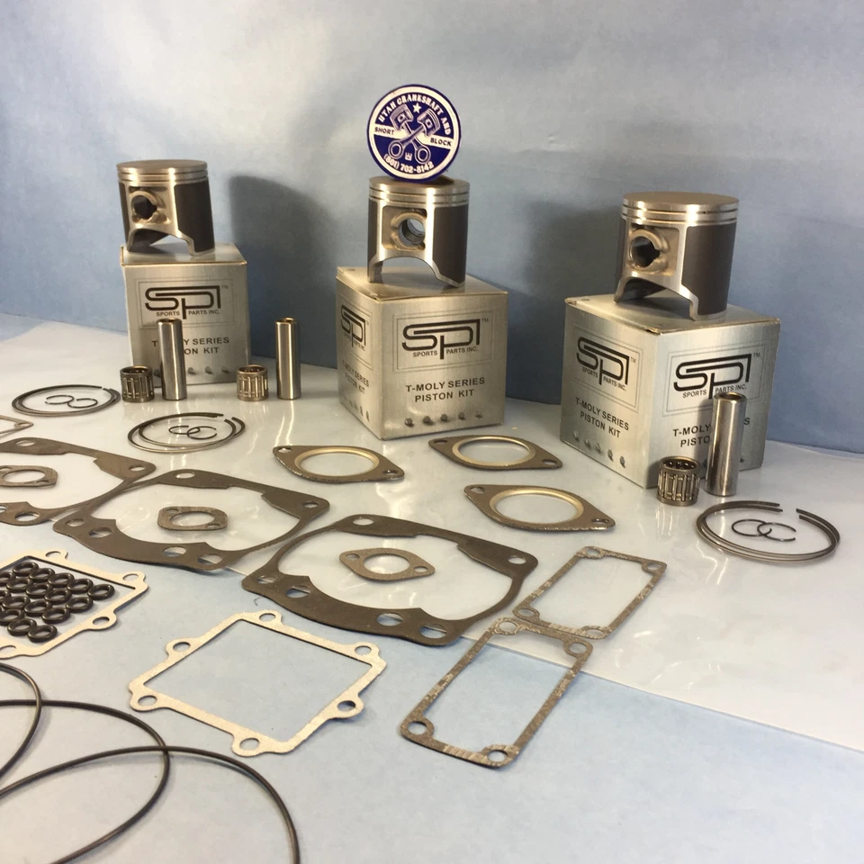 NEW ARCTIC CAT 600 TOP END KIT SPI PISTONS GASKETS 1995-2000 ZRT POWDER EX - Image 4 of 4