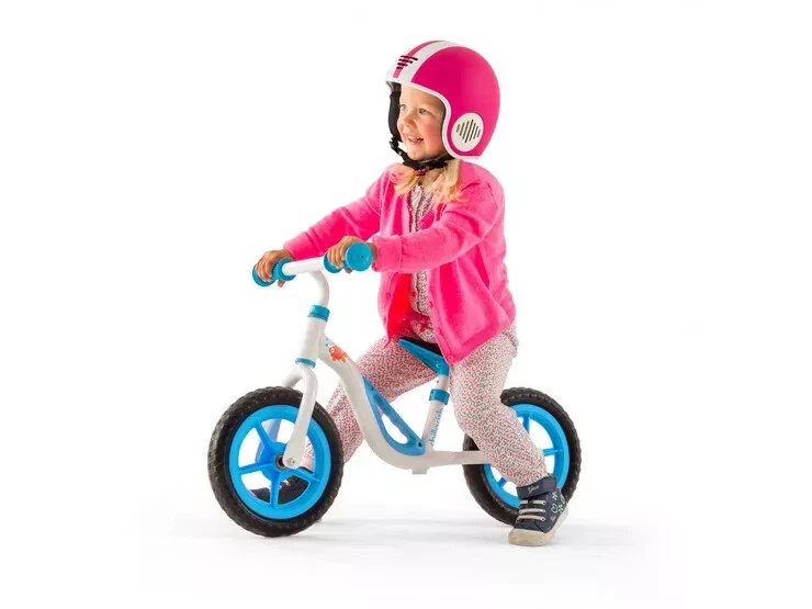 Chillafish Charlie lightweight toddler balance bike carry handle 10 inch Chrome - Image 2 of 2