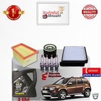 Inspektionskit Filter ÖL Kerzen Dacia Duster 1.6 16V 77KW 105CV Von 2010->