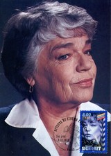 MAXIMAPHILIE / CARTE MAXIMUM PREMIER JOUR / SIMONE SIGNORET  1998 PARIS