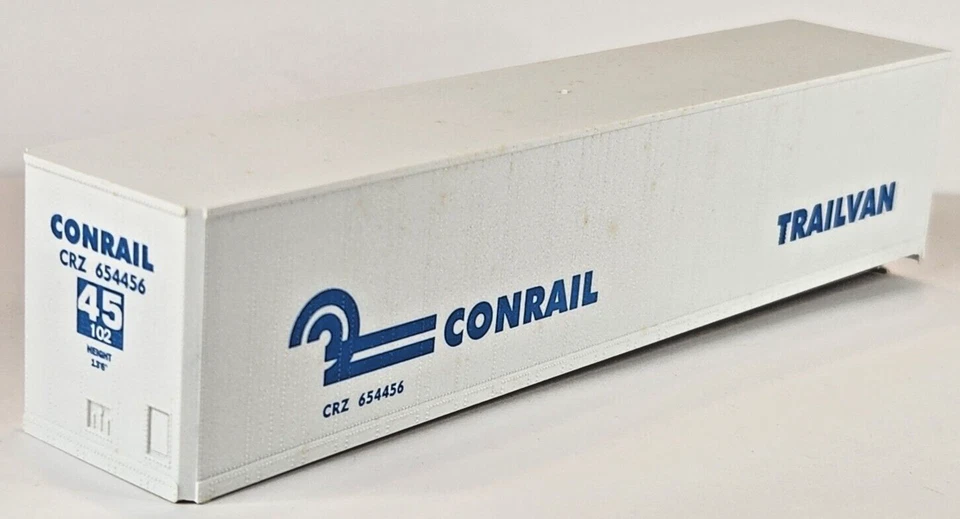 Remolque de carretera escala HO Accurail #1103.3 45' Conrail CRZ #654456 Foto 3 de 4