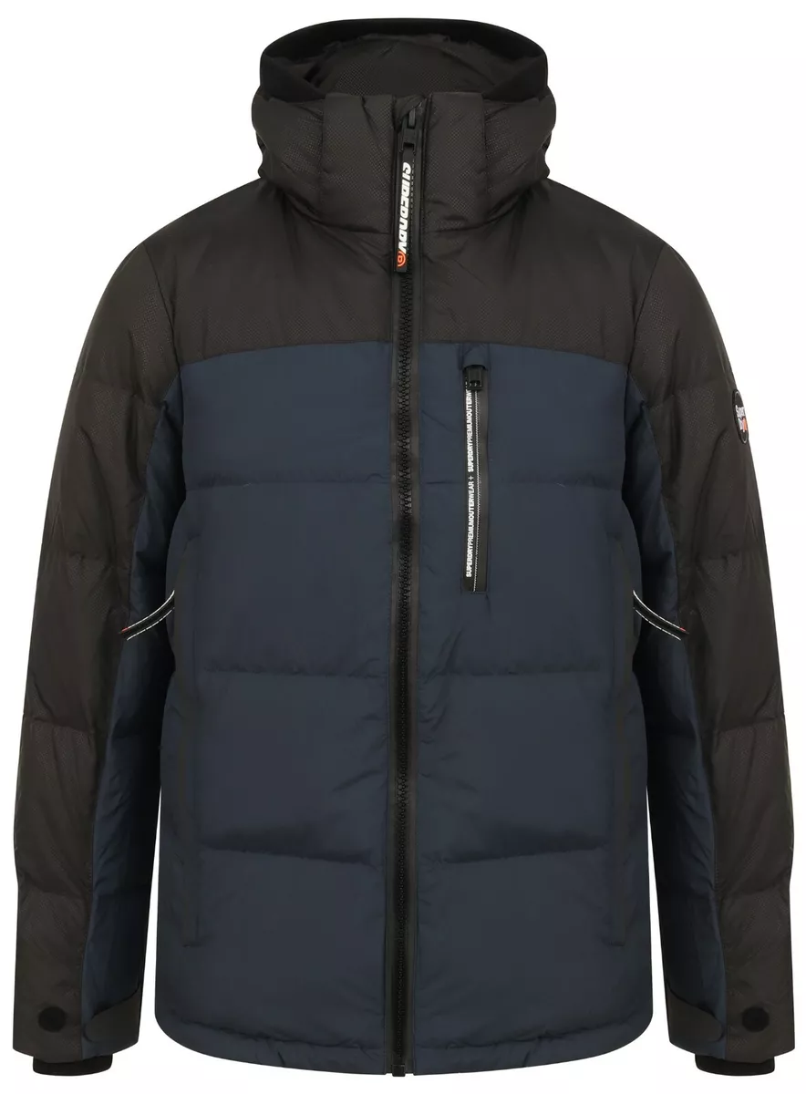 CHAQUETA DE PLUM N SUPERDRY CORTEZA PARA HOMBRE TINTA OSCURA MARINA M5000019A AHN
