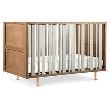 Novella 3-In-1 Convertible Crib in Stained Ash and Ivory, Greenguard Gold and Ce