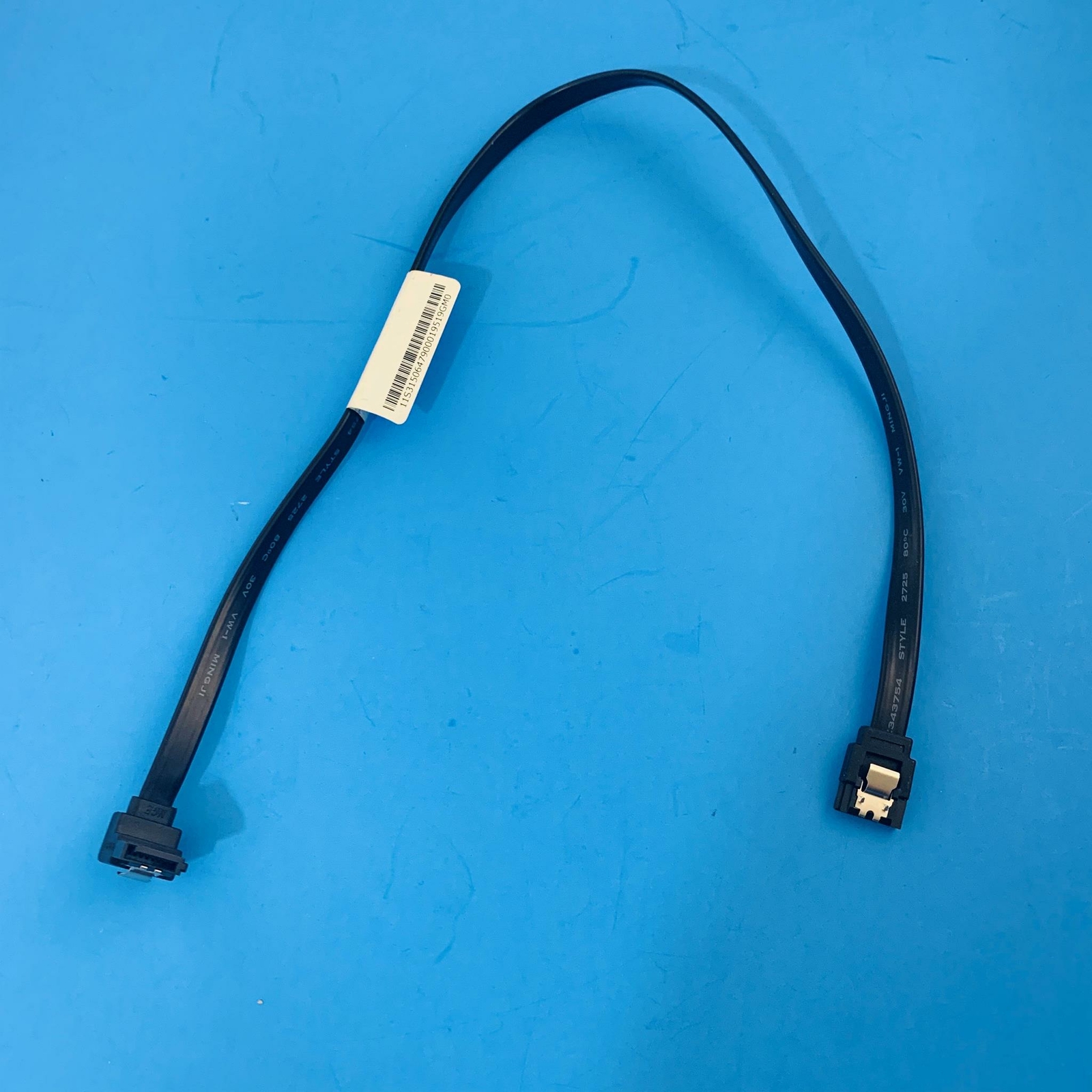 SATA ATA 26AWG E343754 Syle 2725 80C 30V VW1 MINGJI Angled Cable 18
