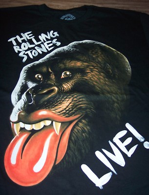 The Rolling Stones 2013 ツアーTシャツ THE ROLLING STONES GORILLA LIVE 2013 TOUR T-Shirt SMALL NEW 50th