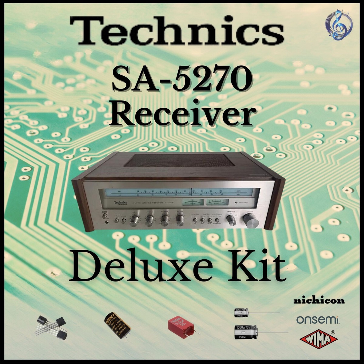 Technics SA-5270 Receiver Deluxe Upgrade Kit Genuine Parts